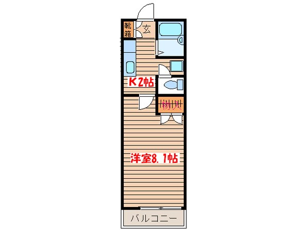 プリベール仙台21の物件間取画像